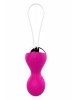Kulki-Vibrating Silicone Kegel Balls USB 10 Function / Remote control -Pink